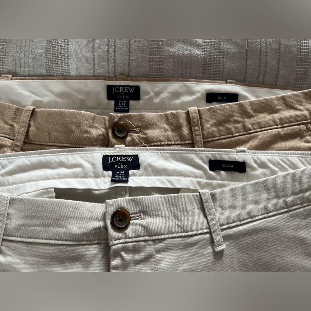 NWOT Mens J Crew Chinos 38 x 32 - Picture 6 of 10